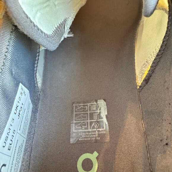 On Cloud Men's Size 13 EU 48 X 3 AD Undyed White Niagara Blue Running Training - Picture 10 of 16